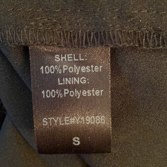 DO+BE x Revolve Sheer Asymmetrical Polka Smock Ruffle Tiered Black Dress SMALL - Picture 11 of 11